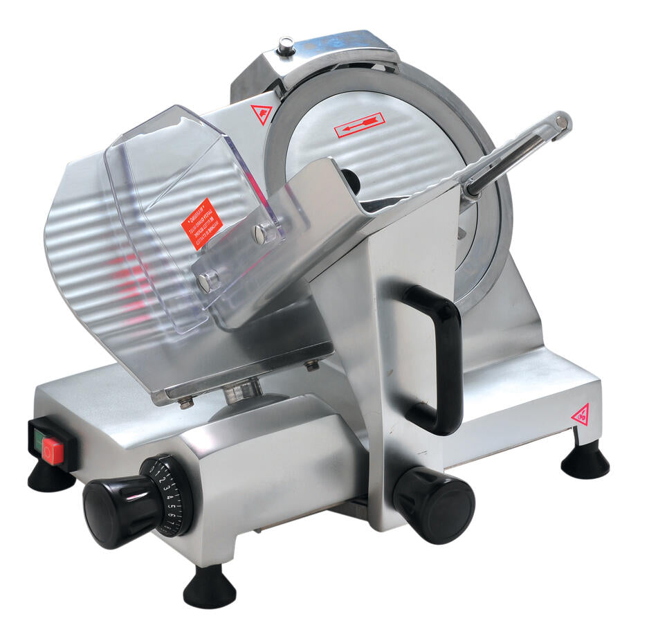 Omcan 10" Belt-Driven Meat Slicer – 110V, 0.20 HP