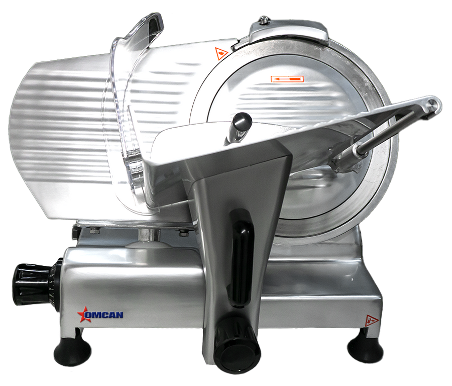 Omcan 12" Belt-Driven Meat Slicer – 110V, 0.33 HP | Item 19068