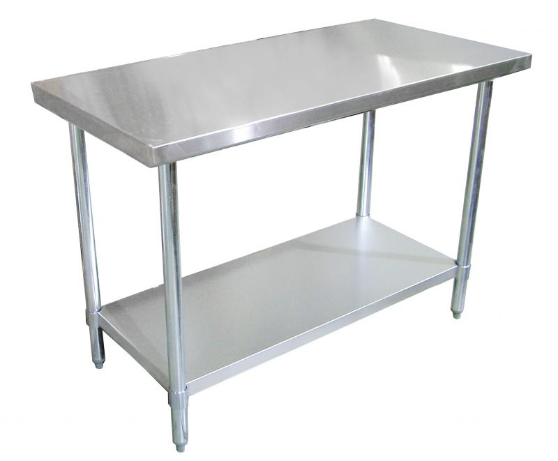 Omcan 24" × 48" Stainless Steel Work Table with Undershelf