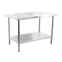 Omcan 30" × 48" Stainless Steel Work Table with Undershelf